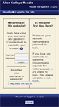 Mobile Screenshot of moodle.altoncollege.ac.uk